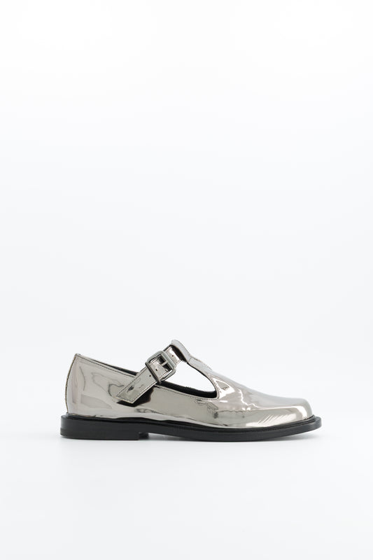 Iman T-Bar Shoes Silver