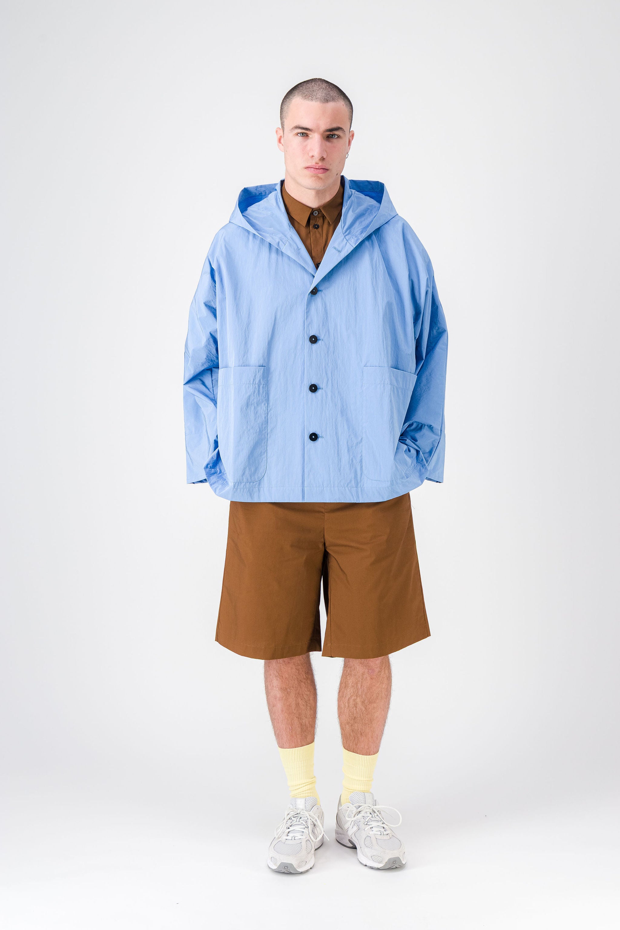 Wide Oversized Short Hoodie Jacket