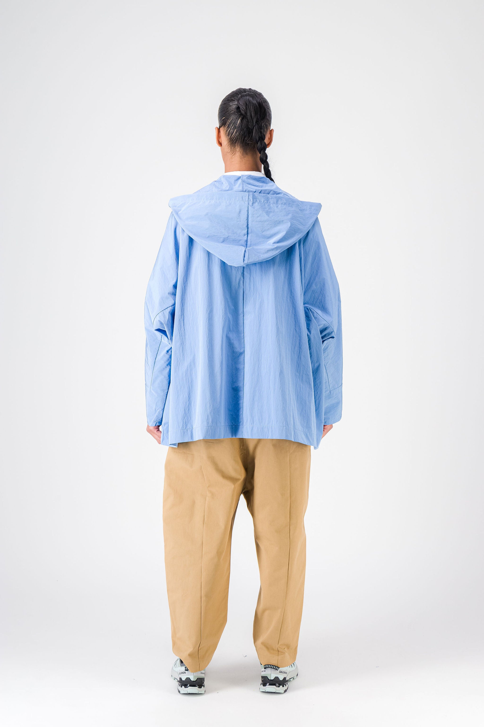 Wide Oversized Short Hoodie Jacket