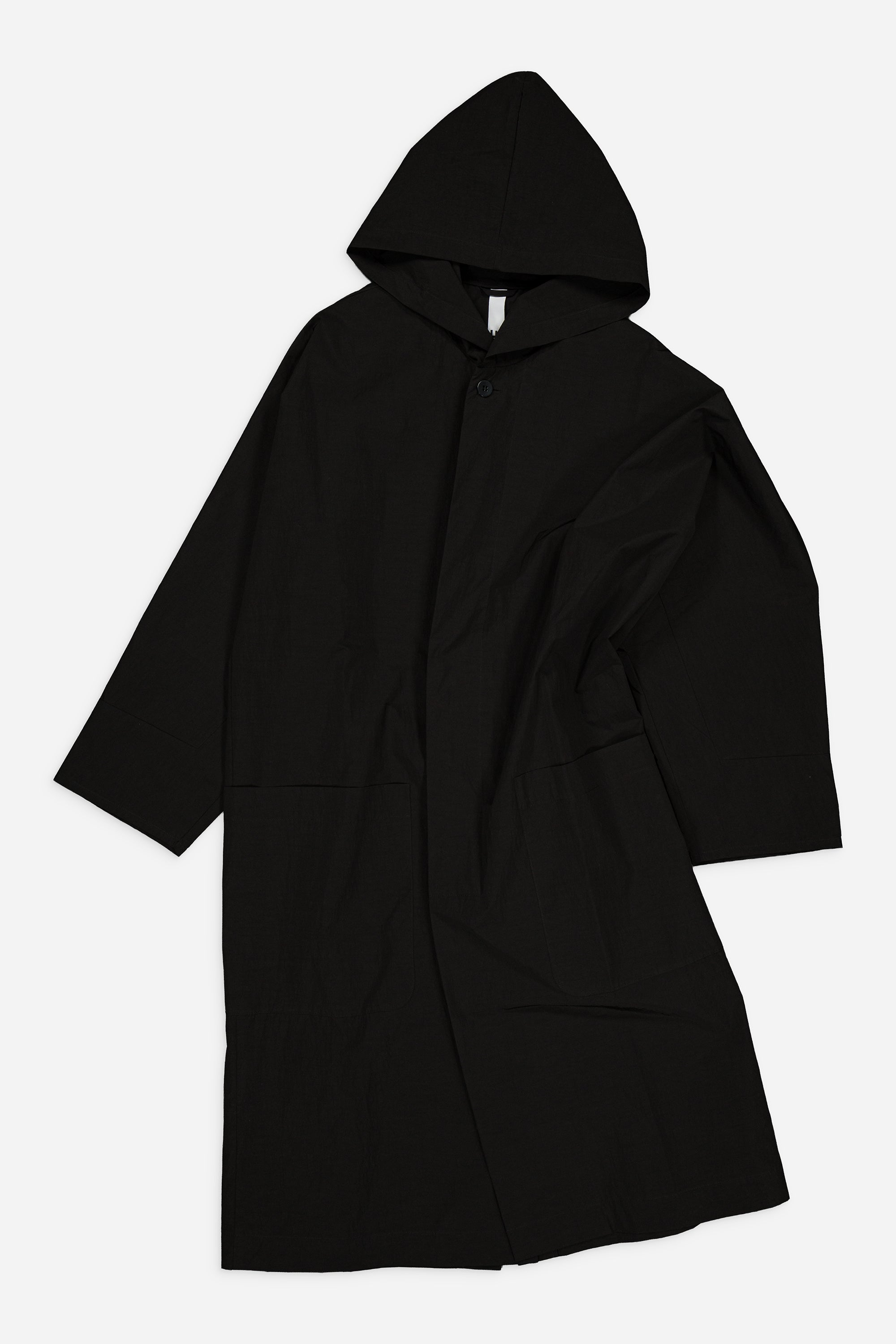 Wide Dramatic Black Coat