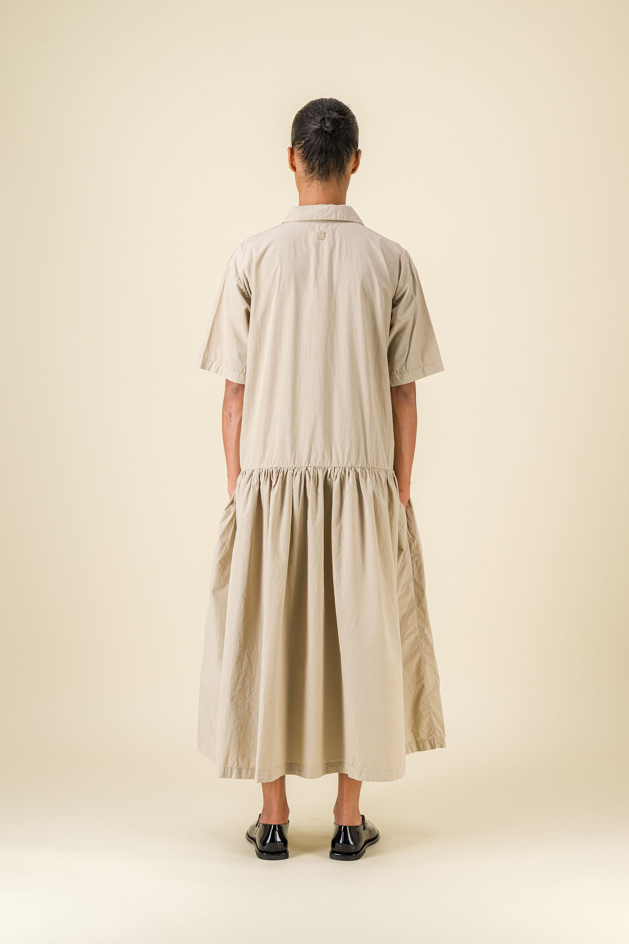 Gea Poplin Dress Sand