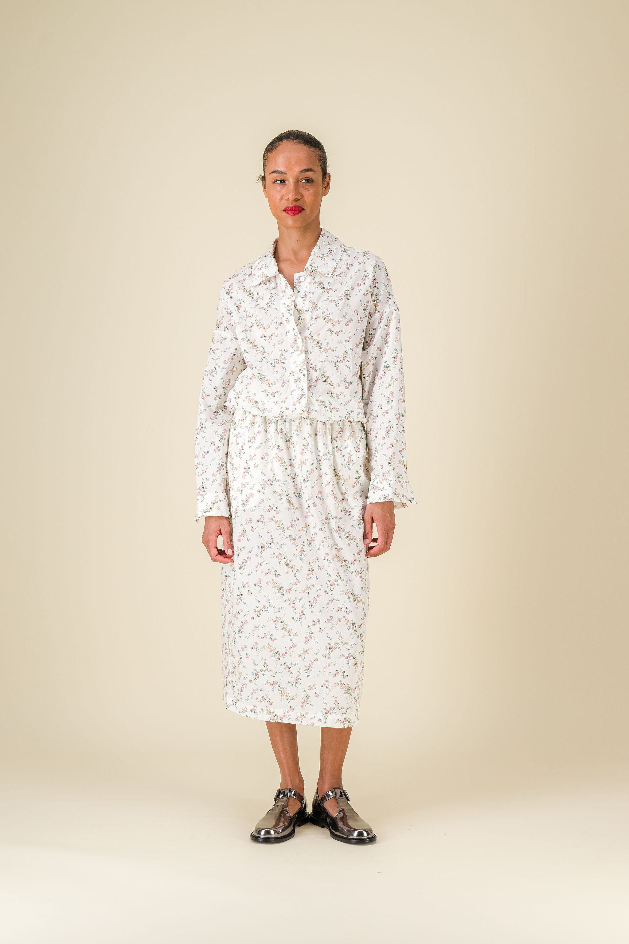 Claudia Liberty Flower Print Shirt