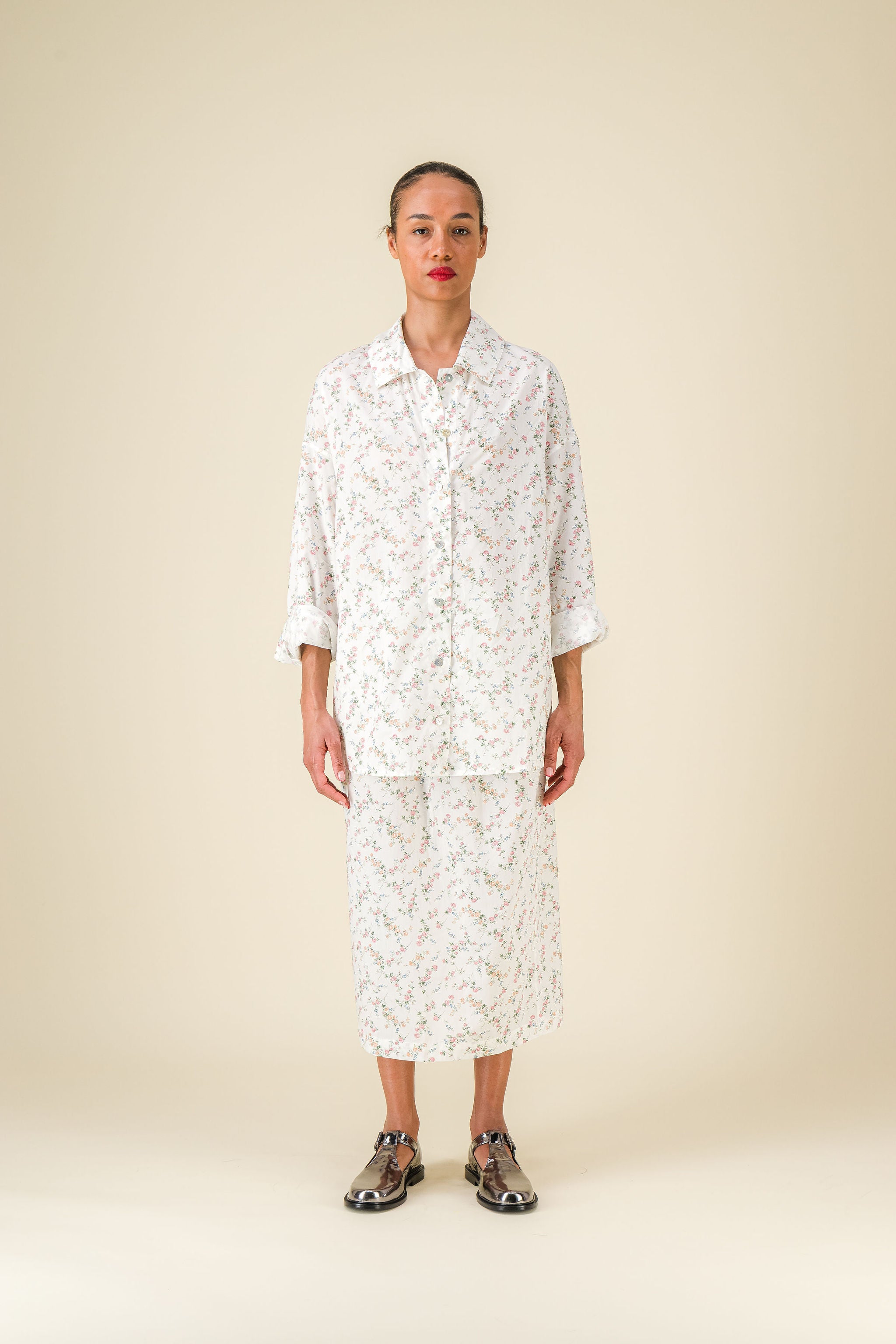 Claudia Liberty Flower Print Shirt