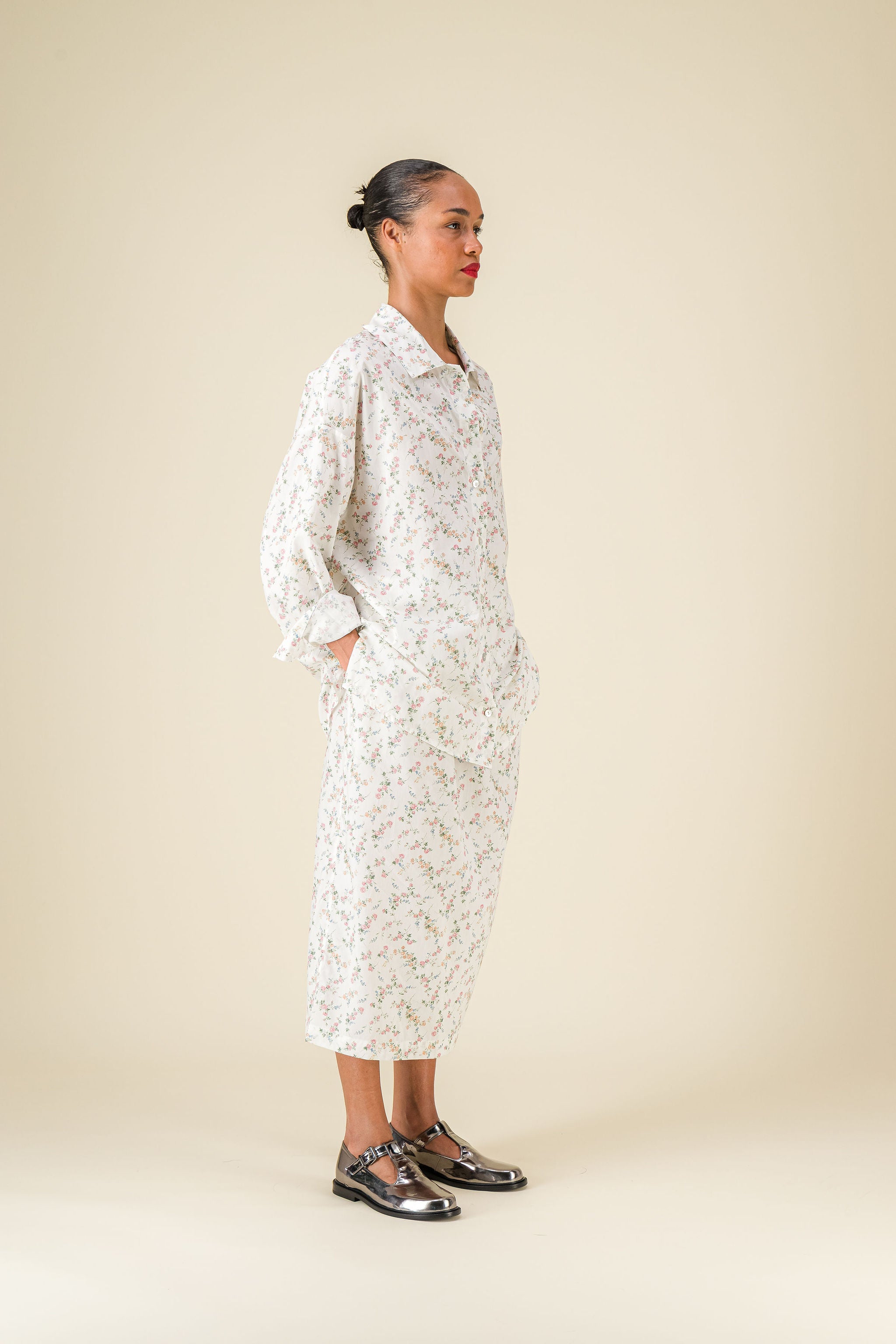 Claudia Liberty Flower Print Shirt