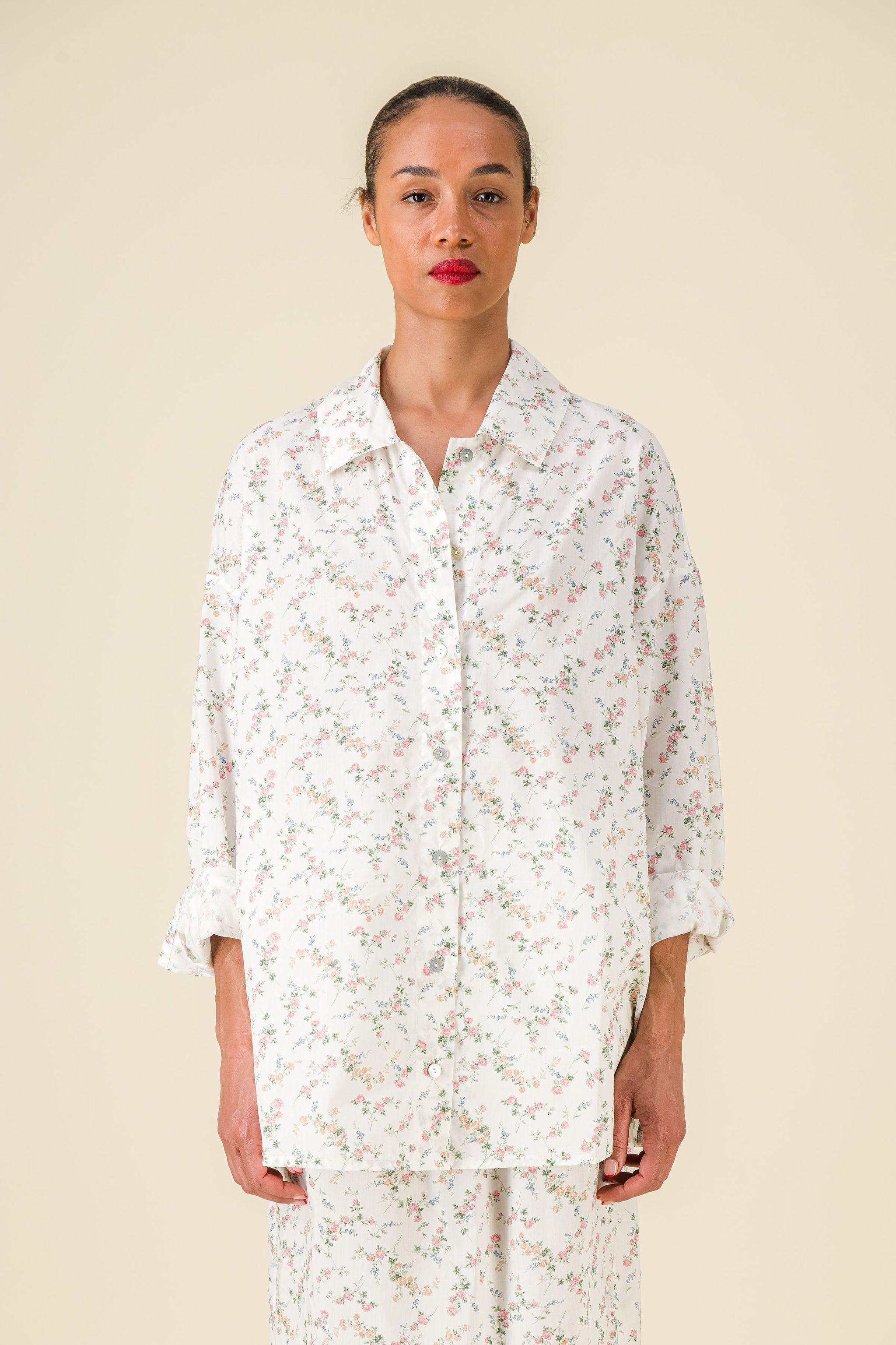 Claudia Liberty Flower Print Shirt