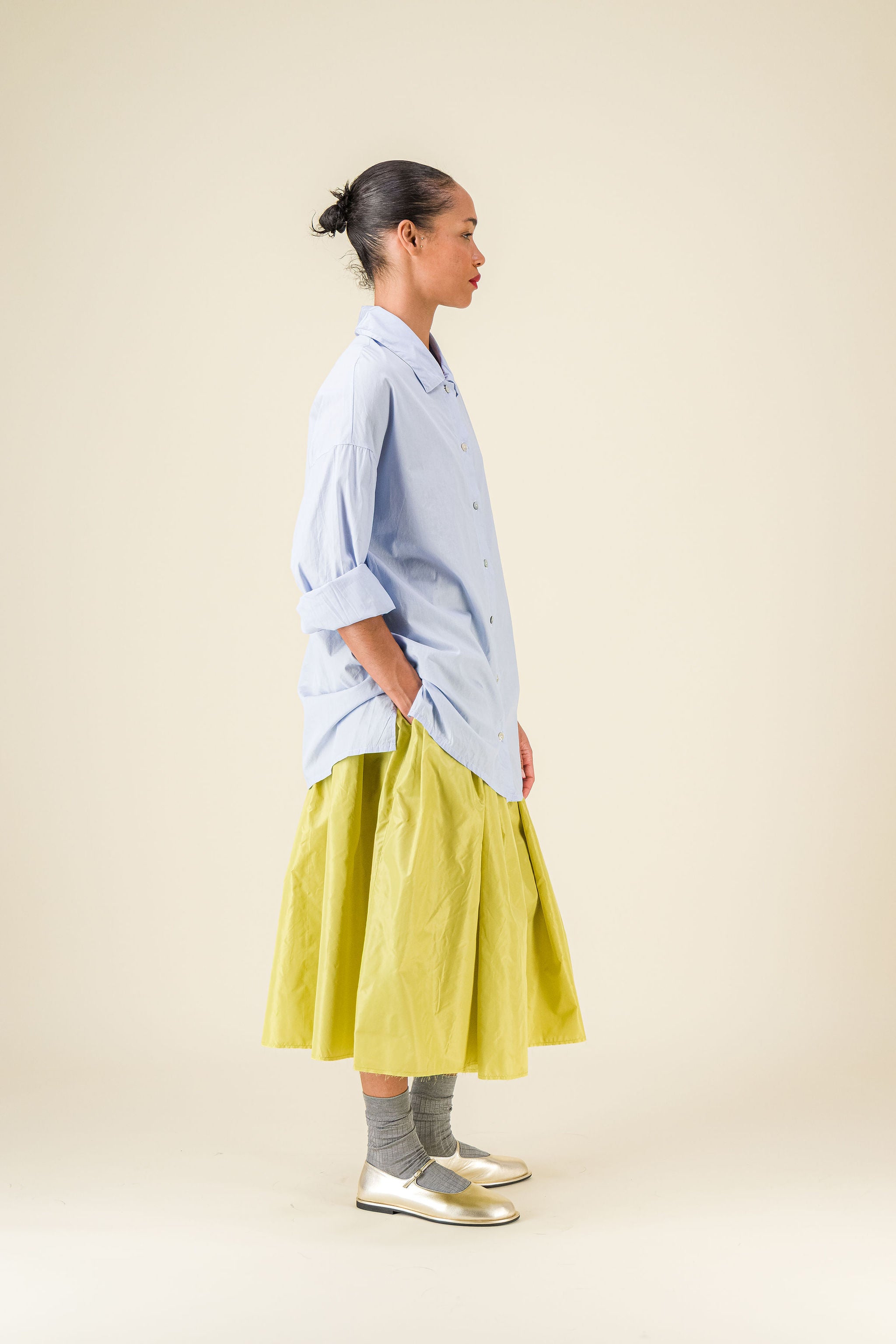 Gelsa Skirt Taffeta Pistacchio