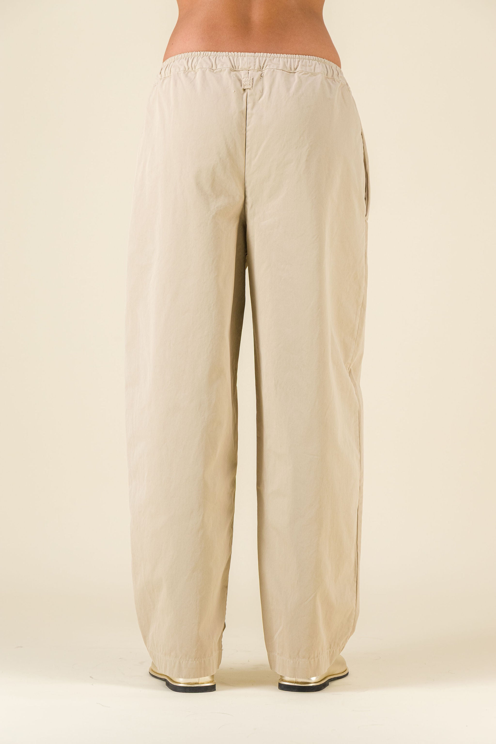 Quarto Cotton gabardine Beige Pants