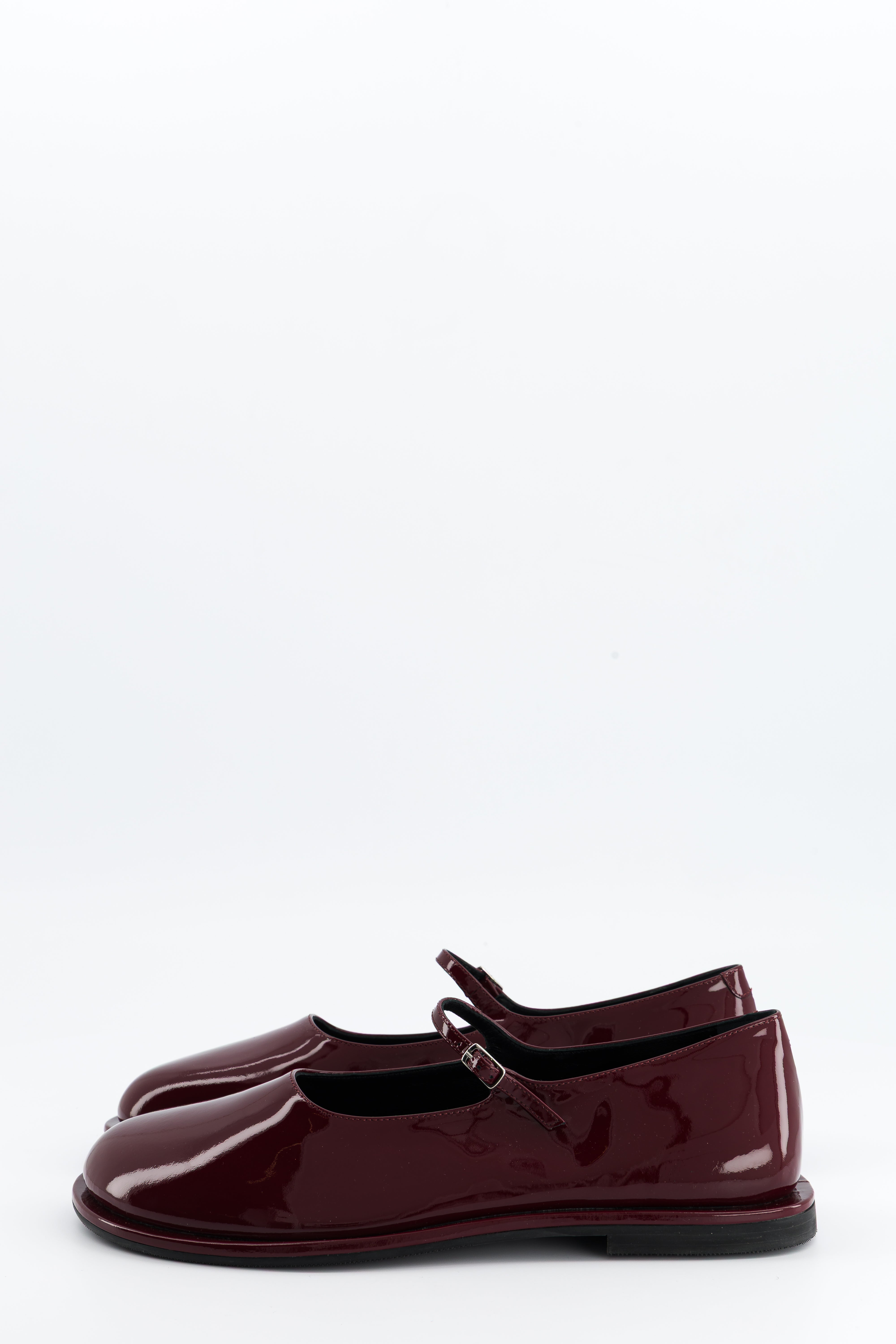 Buzzy Burgundy Patent Calf Mary Jane Anne Blum