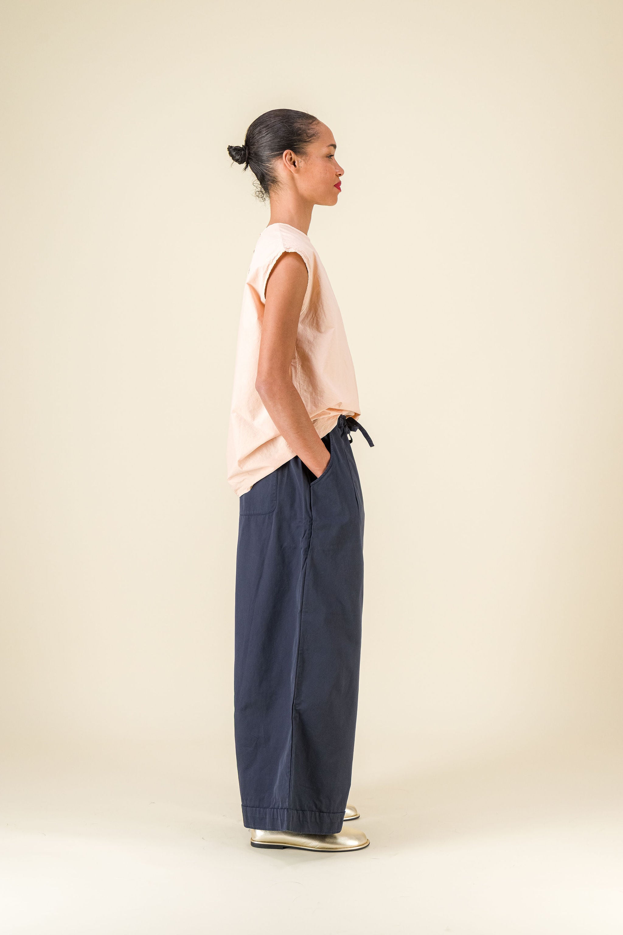 Cama Palazzo Pants Navy