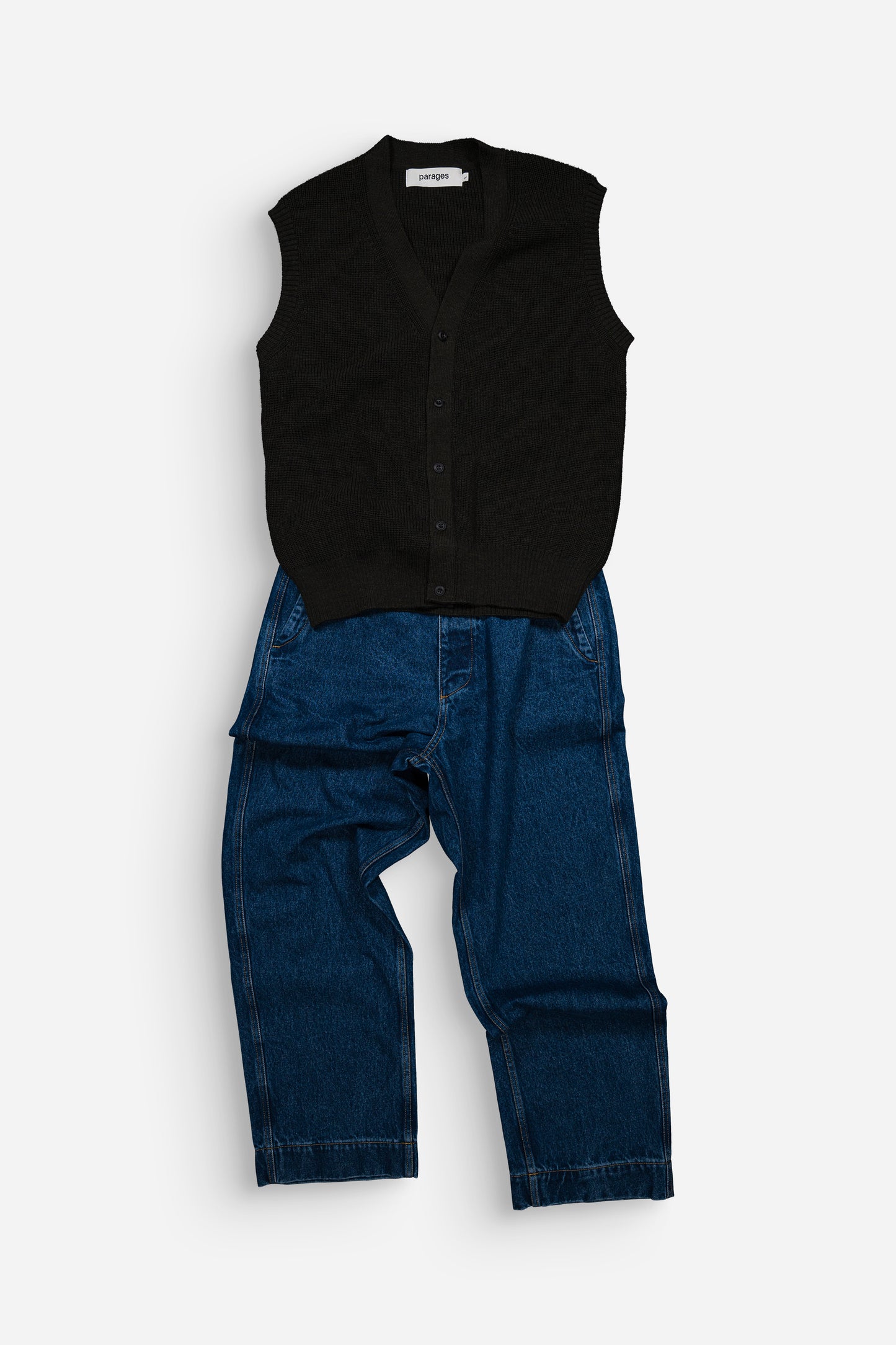 Simon Knit Vest Khaki