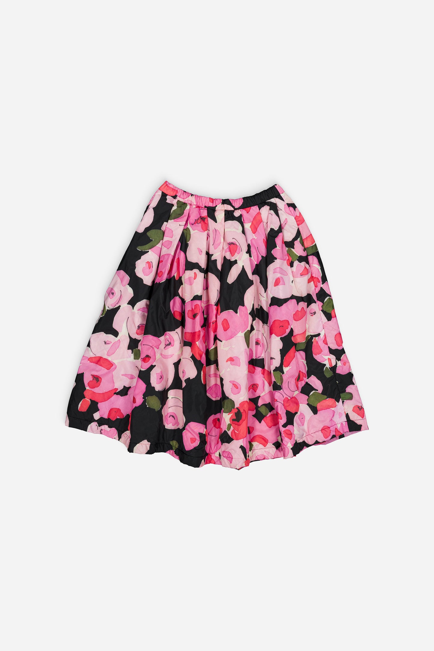 Sonia Skirt Reversible Pink Roses Print