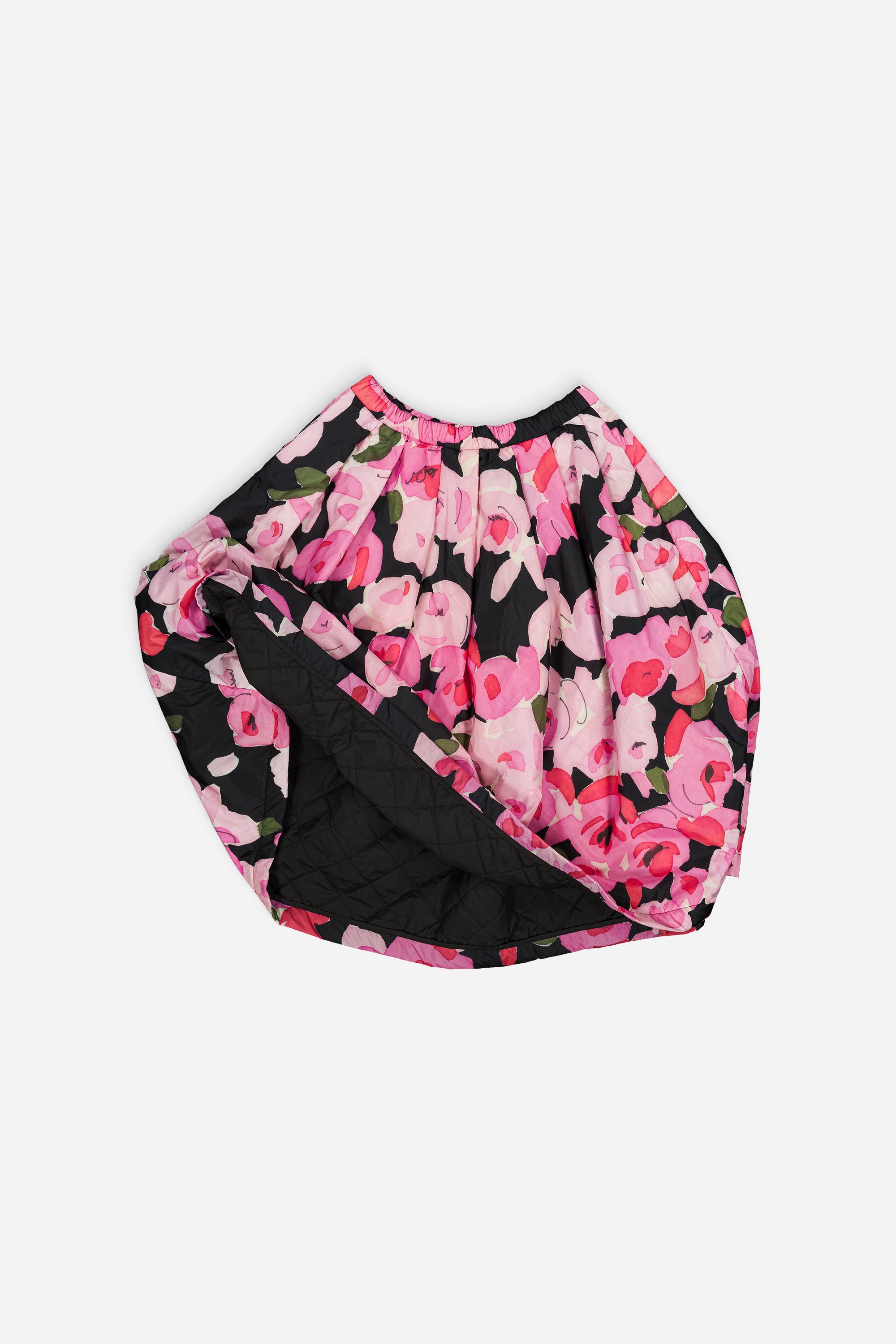 Sonia Skirt Reversible Pink Roses Print