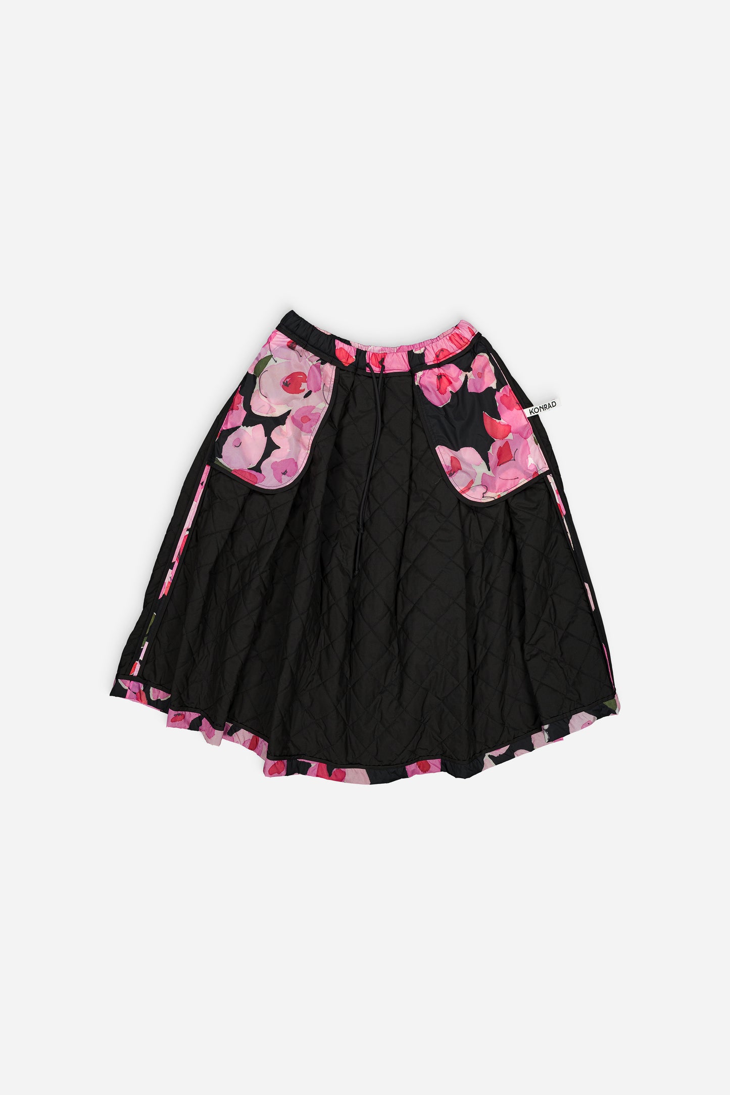 Sonia Skirt Reversible Pink Roses Print