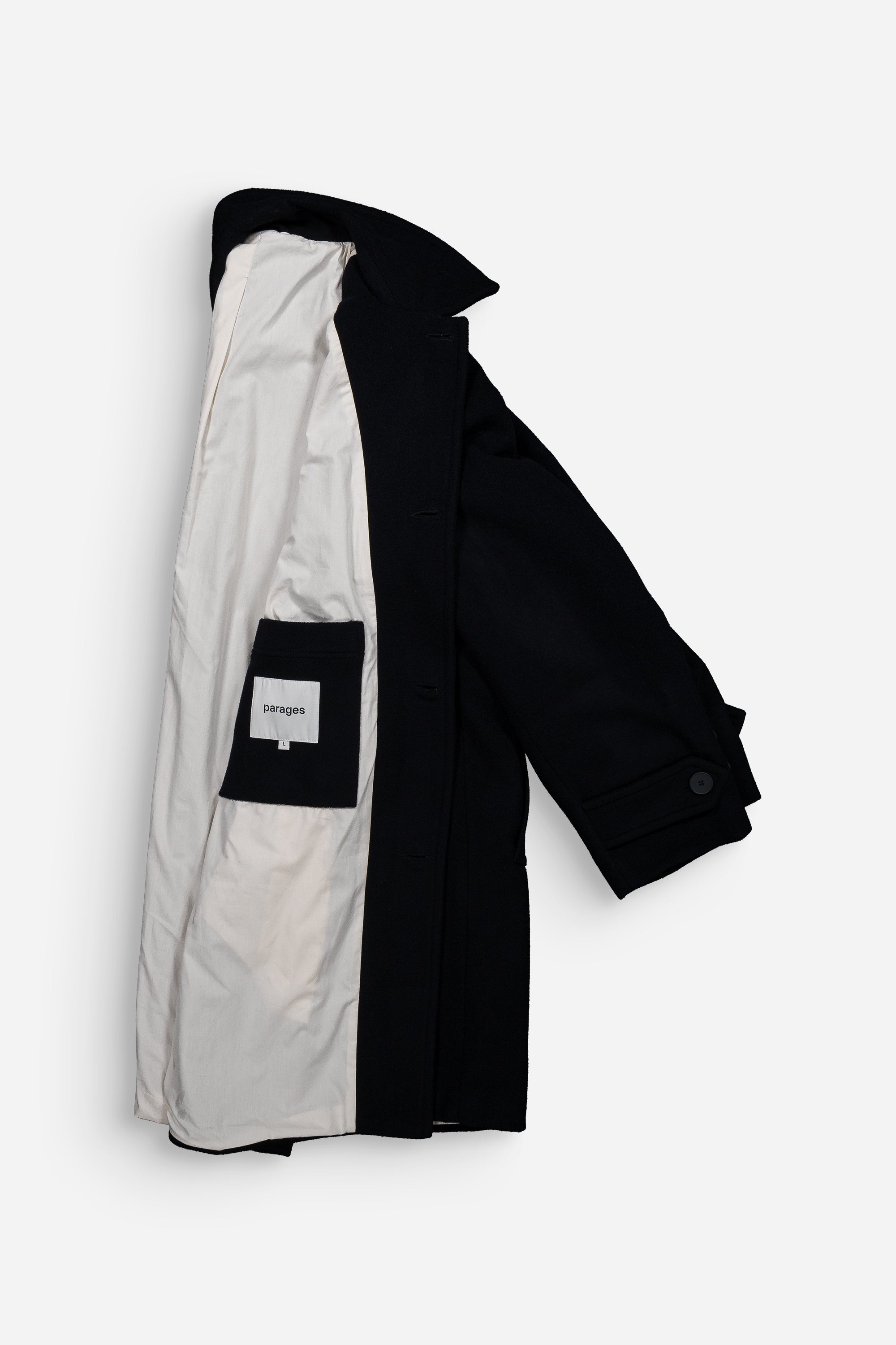 Caufield Long Coat Navy