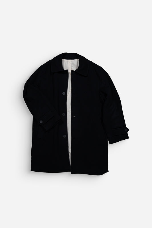 Caufield Long Coat Navy