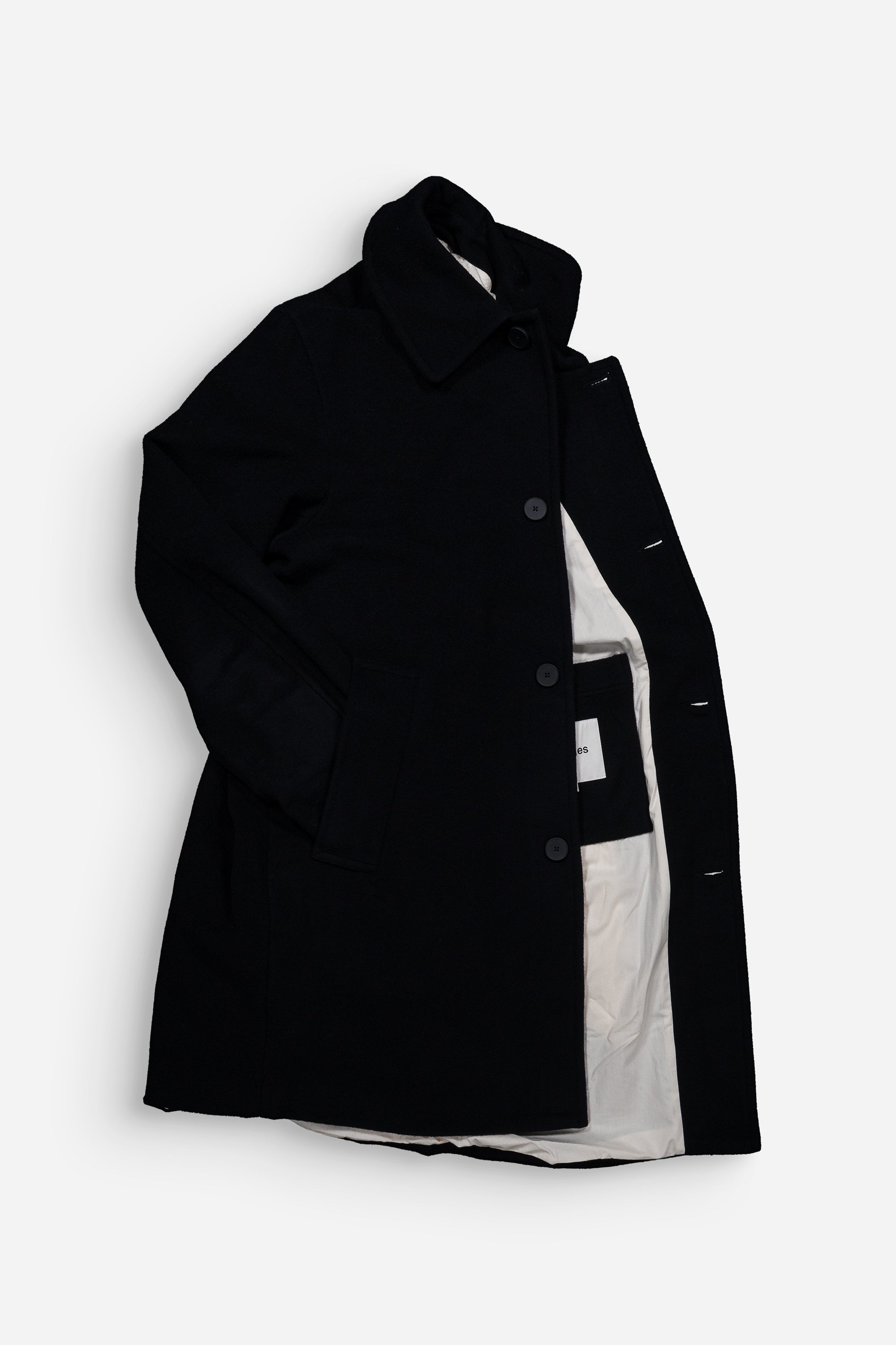 Caufield Long Coat Navy
