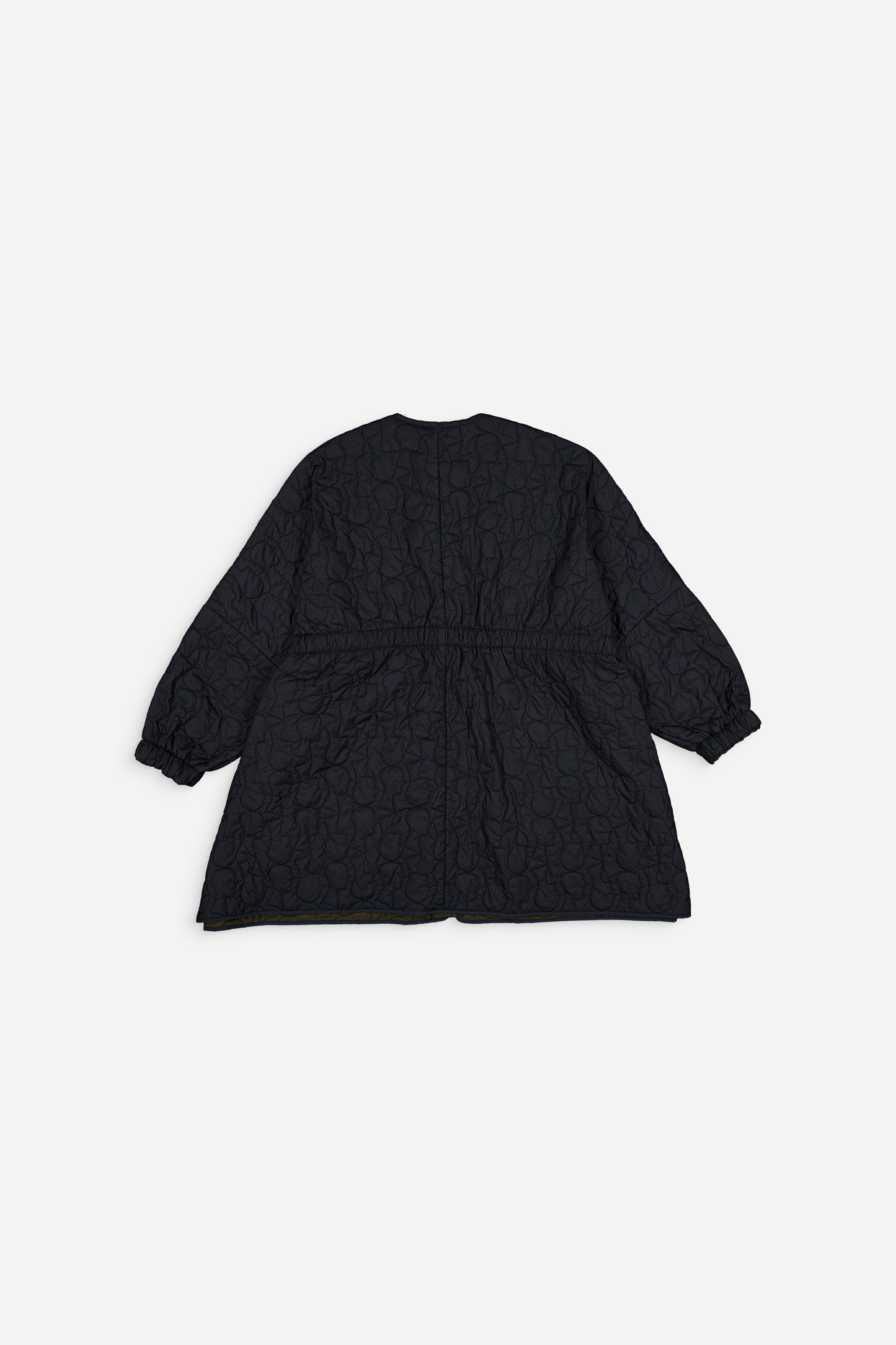 Sungjin Cape Reversible Navy and Khaki