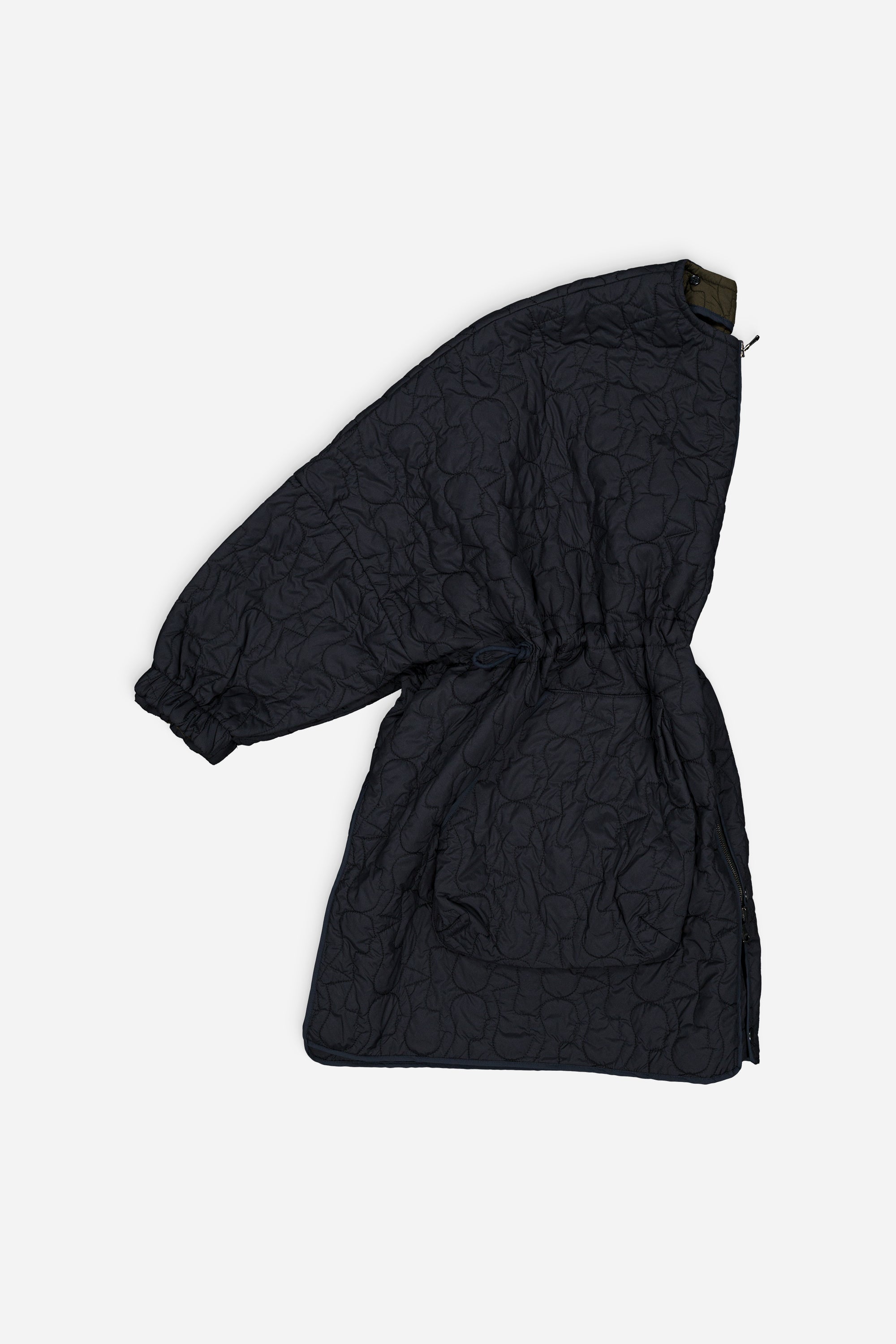 Sungjin Cape Reversible Navy and Khaki