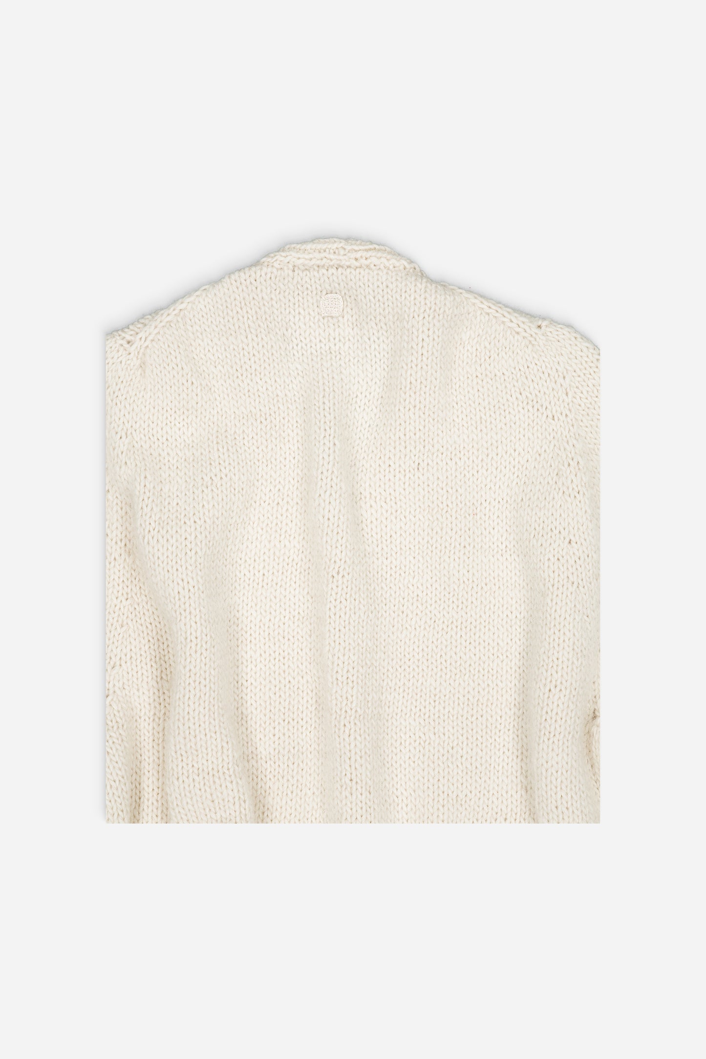Nino Hand-Knitted Cardigan Off-White