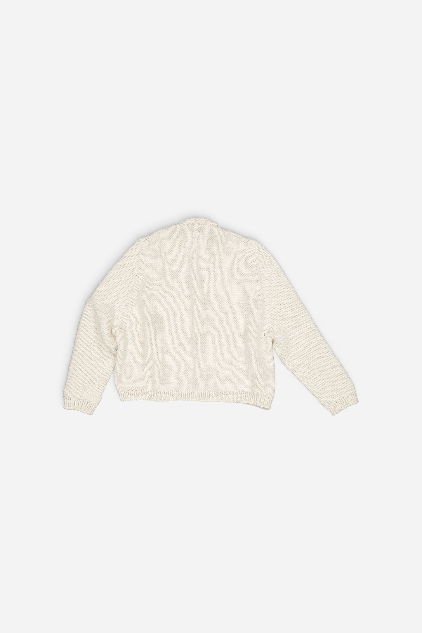 Nino Hand-Knitted Cardigan Off-White