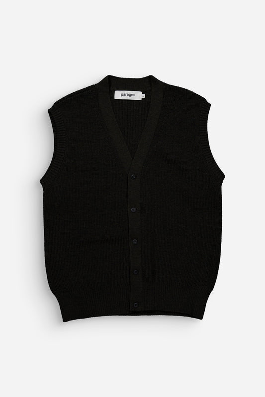 Simon Knit Vest Khaki