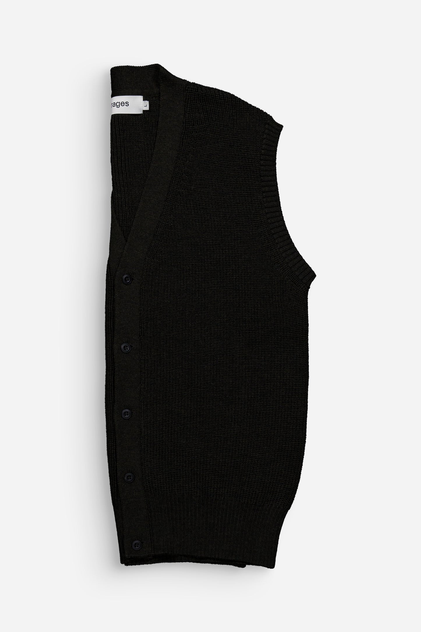 Simon Knit Vest Khaki